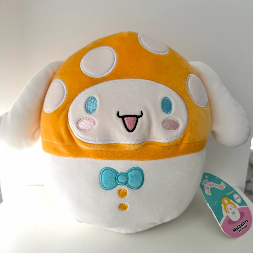 SQUISHMALLOWS 8” Cinnamoroll Mushroom Plush Hot Topic Exclusive